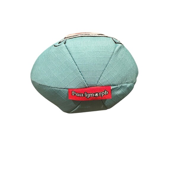 Pawlymorph Pet Toys The Be-Slobber Plush Dog Toy  Blue 6 Eyed Monster w Squeaker - Picture 3 of 3